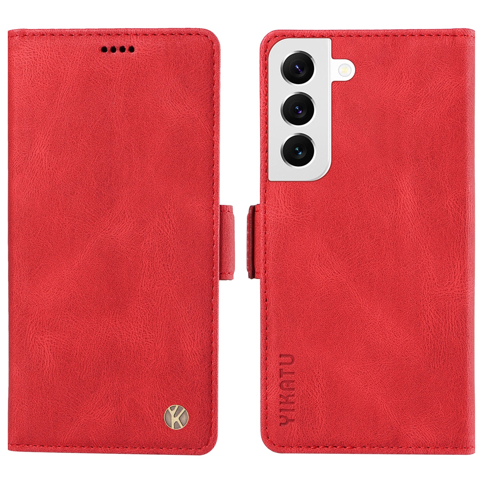 YIKATU YK-005 For Samsung Galaxy S23 Wallet Case Skin-touch PU Leather Stand Phone Cover YIKATU YK-005 For Samsung Galaxy S23 Wallet Case Skin-touch PU Leather Stand Phone Cover